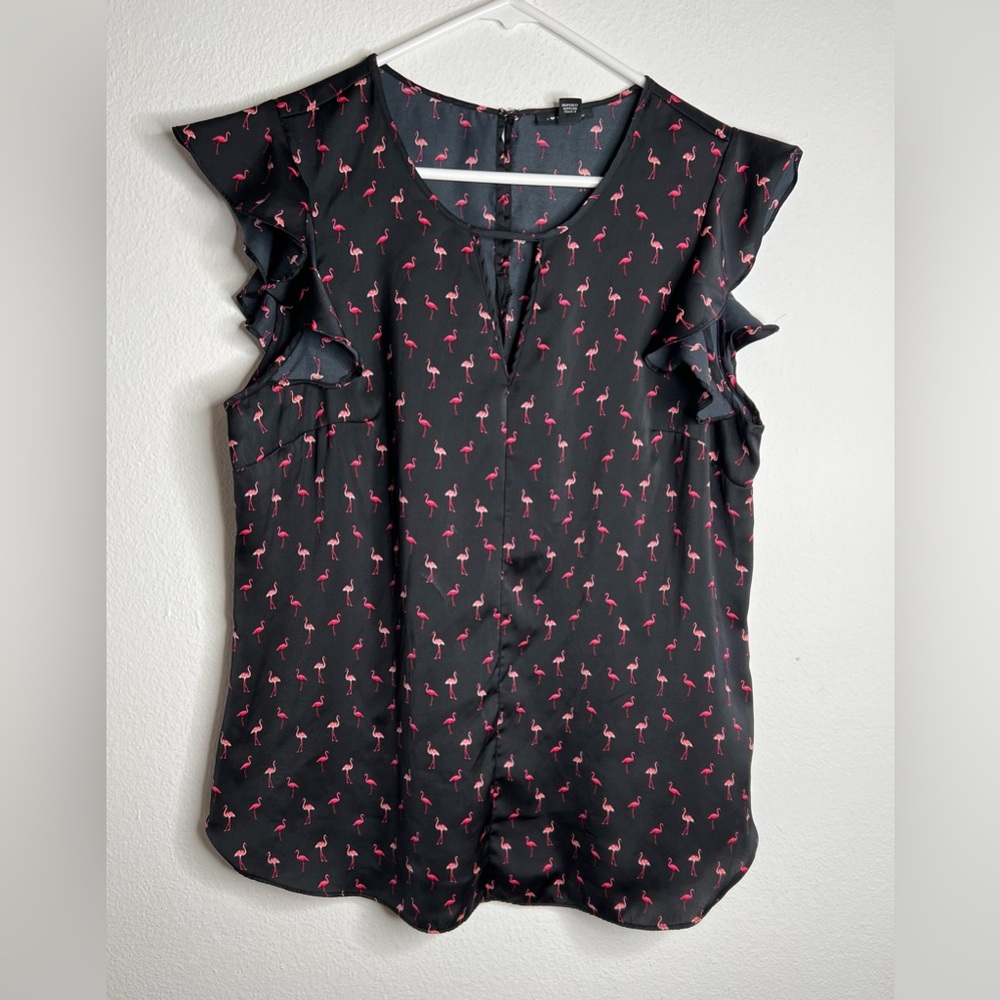 I LOVE RONSON Women’s Top Black/pink Size L